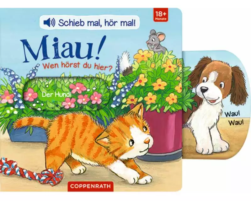 Schieb mal, hör mal!: Miau! Wen hörst du hier?