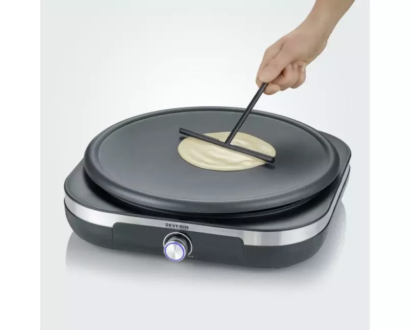Severin CM2199 XXL-Grillplatte Edelstahl Schwarz