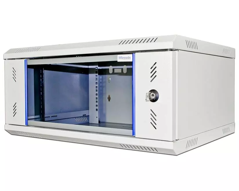 Wirewin Wandschrank 600X600X4U Pro 2nd Gen FP 19" / 4HE / Hellgrau