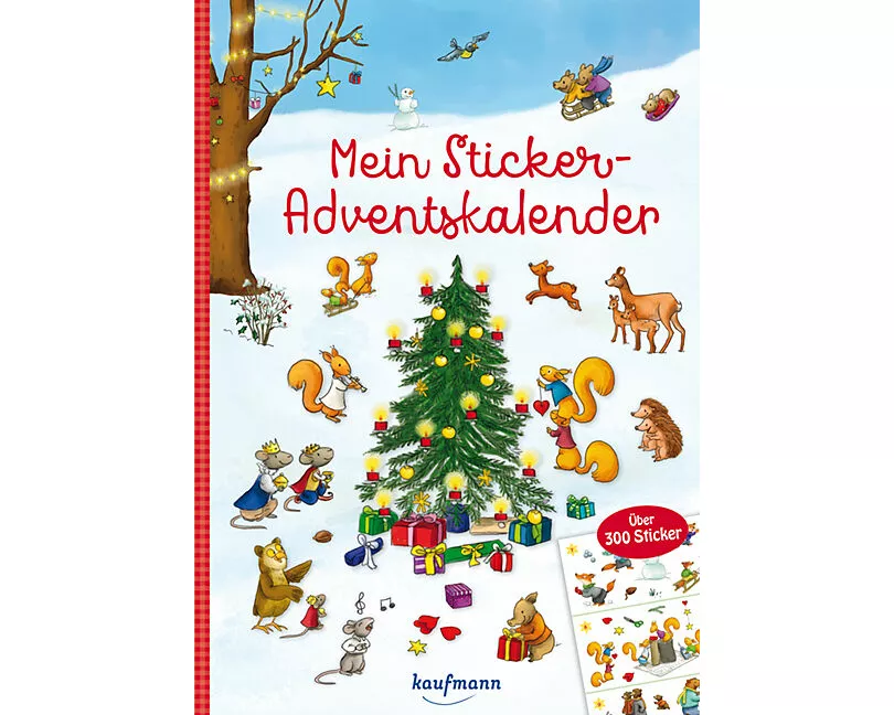 Mein Sticker-Adventskalender