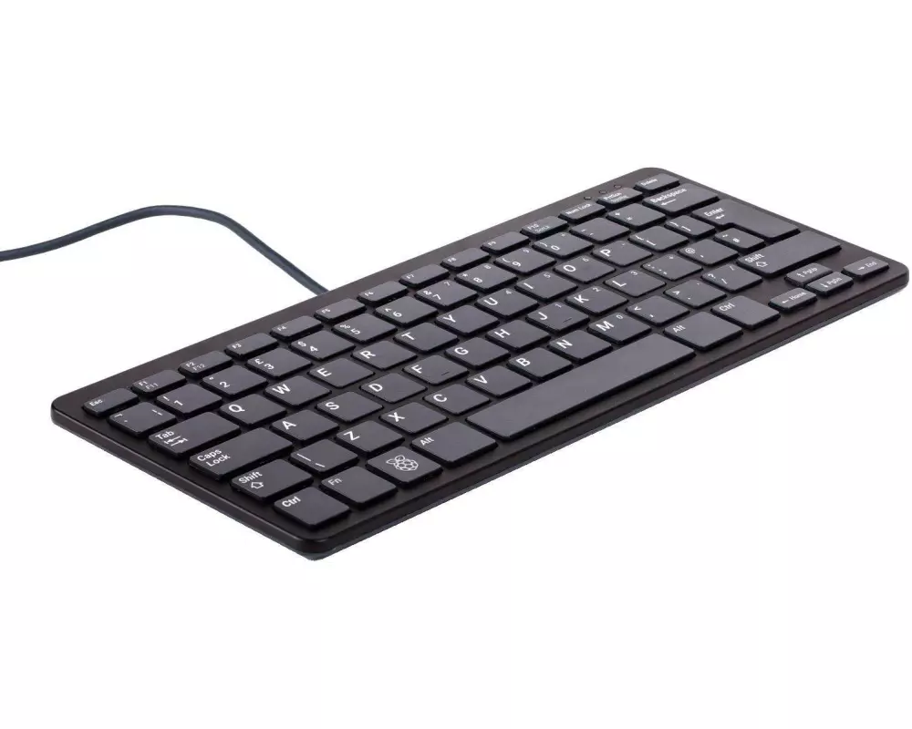 Raspberry Pi Tastatur DE Schwarz/Grau