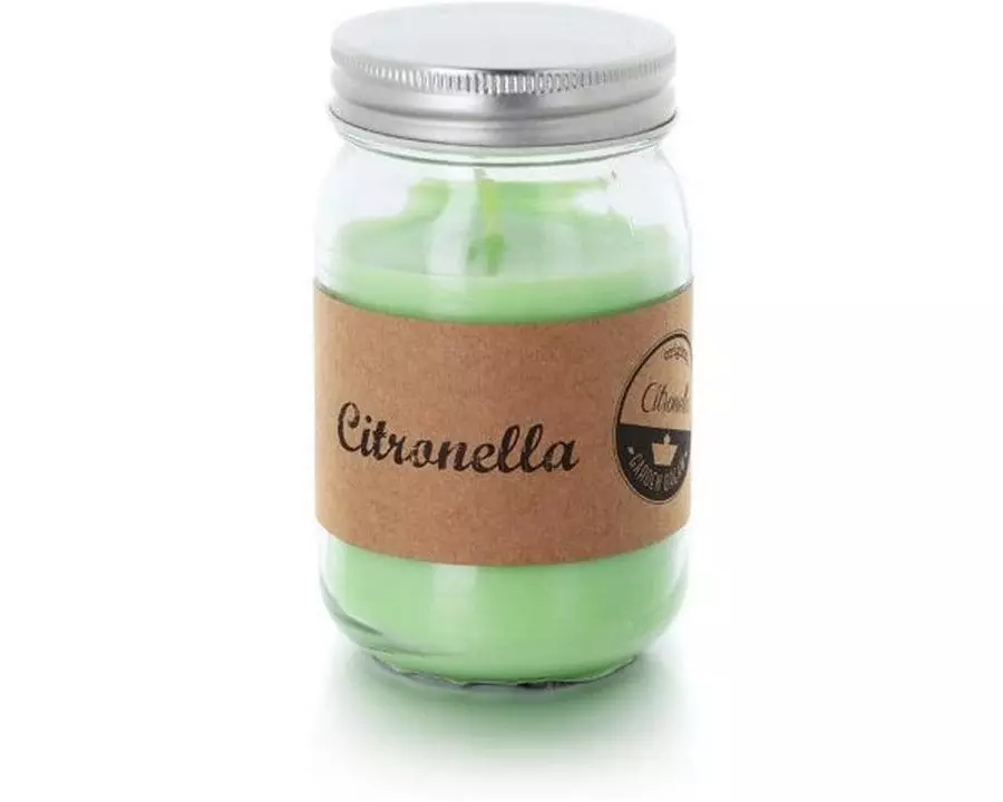 balthasar Gartenkerze Citronella Jar Hellgrün