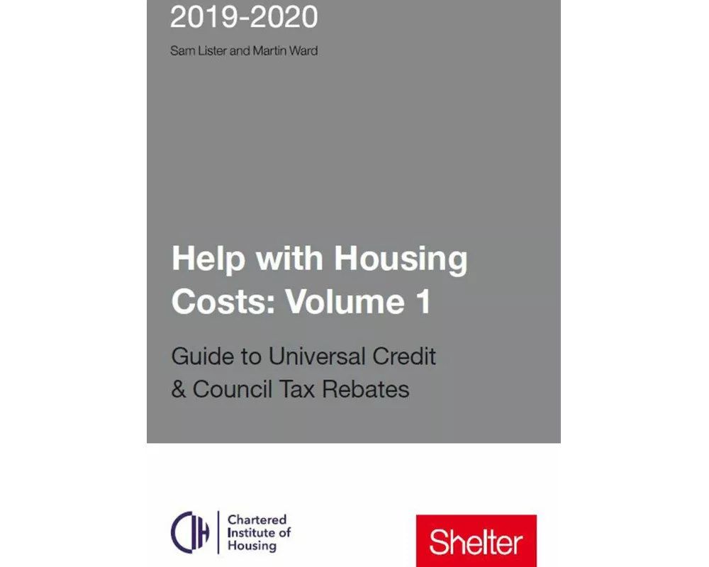 Help With Housing Costs: Volume 1
