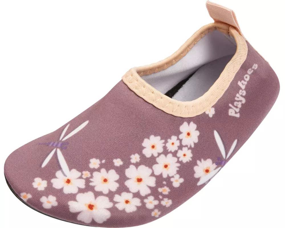 Playshoes Badeschuhe Blümchen Violett Gr. 24-25