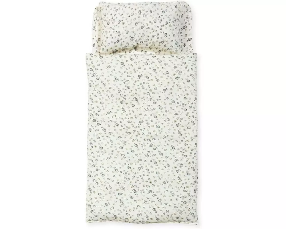 Pinolino Puppenbettzeug für Puppenwagen und Puppenbetten 'Blümchen'