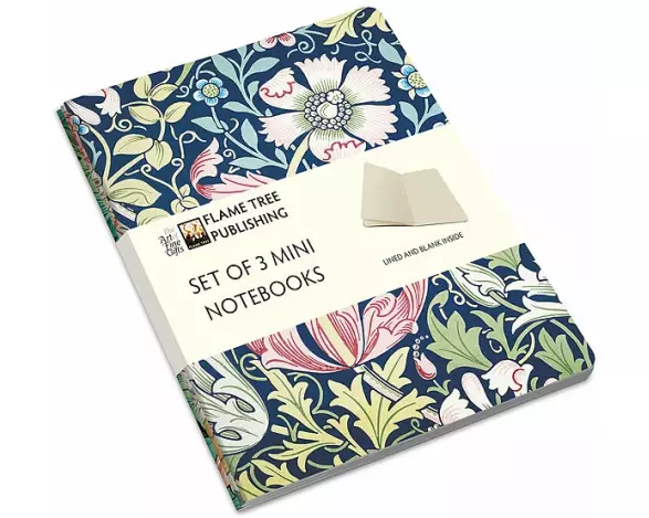 William Morris Set of 3 Mini Notebooks