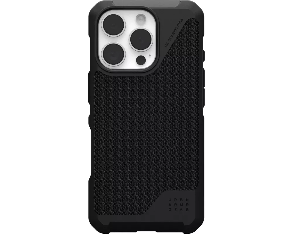 UAG Back Cover Metropolis LT iPhone 16 Pro Kevlar Black