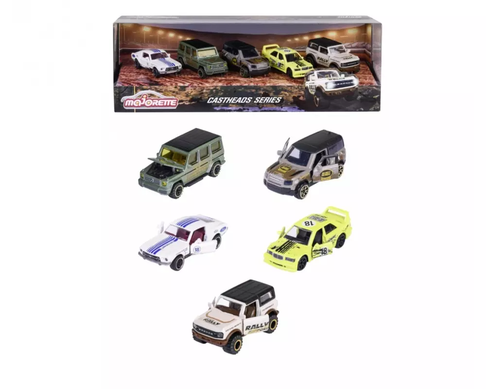 Majorette Auto CastHeads Series 5 Pieces Giftpack
