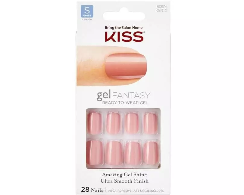 Kiss Kunstnägel-Set Gel-Effekt Fantasy Ribbons 28 Stück