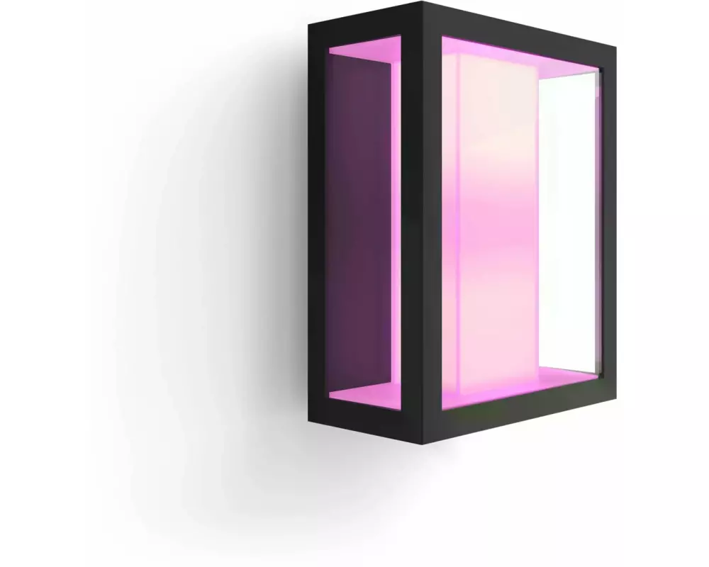 Philips Hue White & Color Ambiance Outdoor Impress Wandl. Breit Schwarz