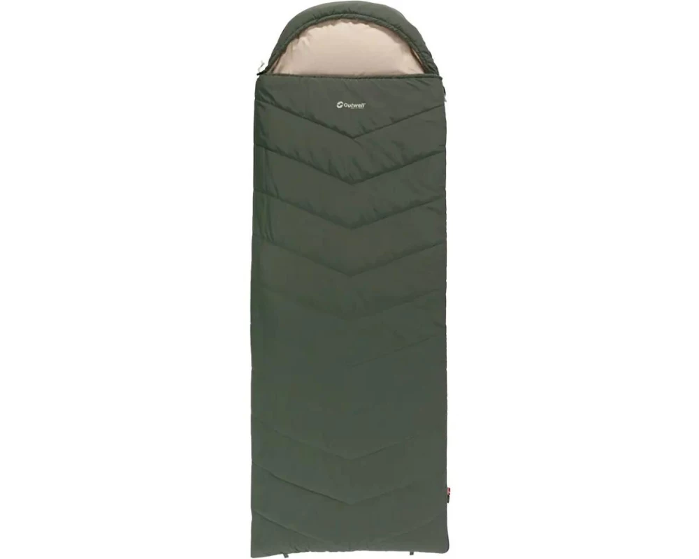 Outwell Schlafsack Caldera Lux – Left zipper Polyester, Grün
