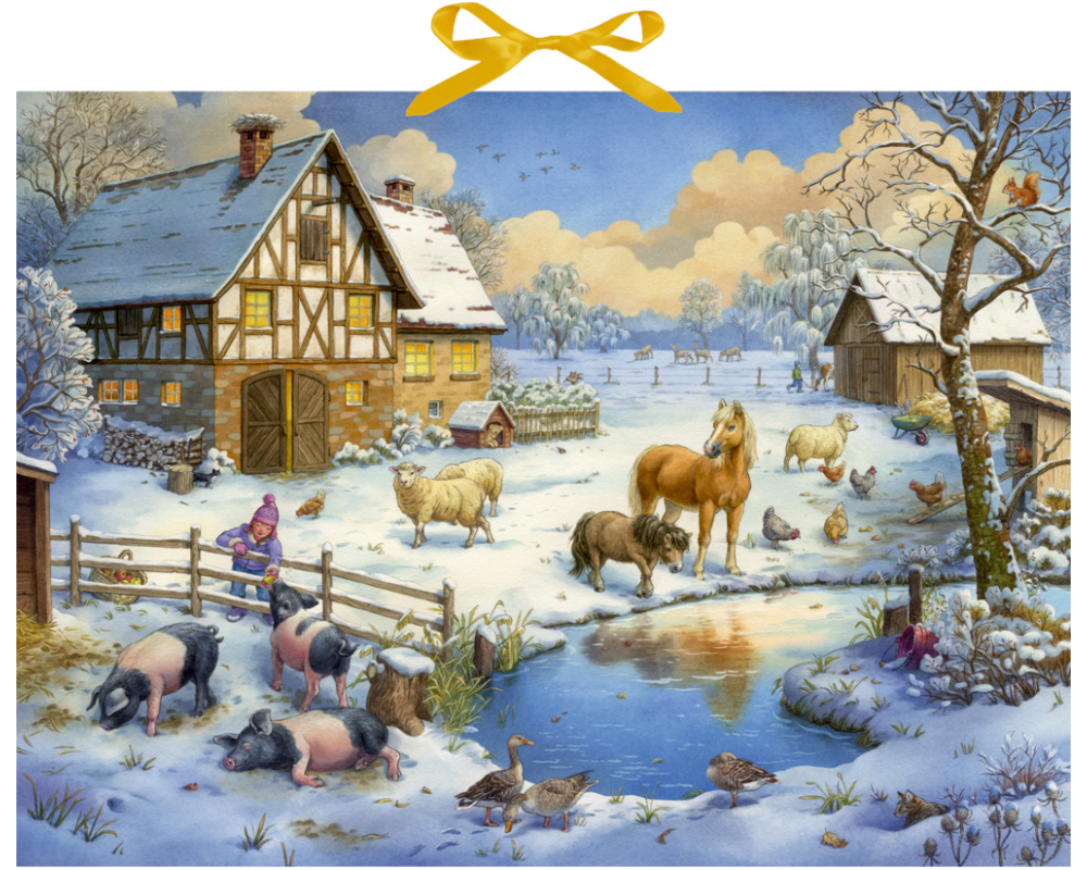 COPPENRATH Adventskalender mit Sound 95865 Tiere auf dem Bauernhof