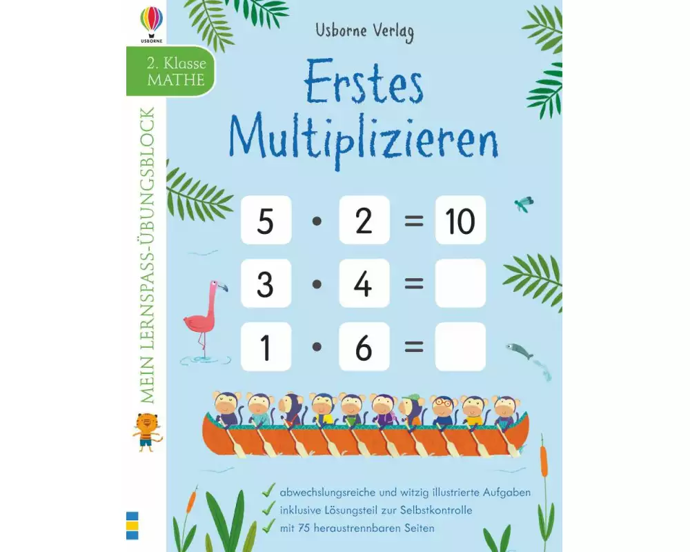 Mein Lernspaß-Übungsblock: Erstes Multiplizieren (2. Klasse)