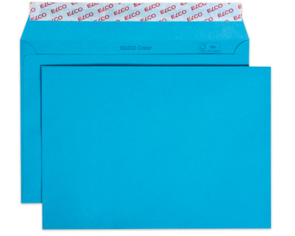 ELCO Couvert Color o/Fenster C5 24084.32 100g, blau 250 Stück