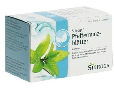 SIDROGA Pfefferminzblätter 20 Stück