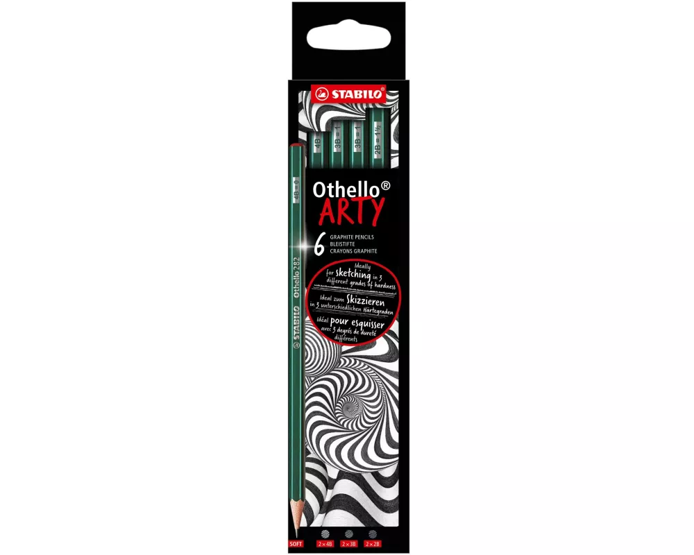 STABILO Bleistift Othello ARTY Soft, 6-teilig