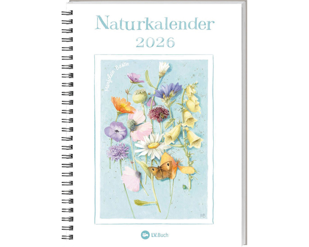 NEUTRAL Bastin Naturagenda 2026 9783784357959 1W/1S DE 16x23cm