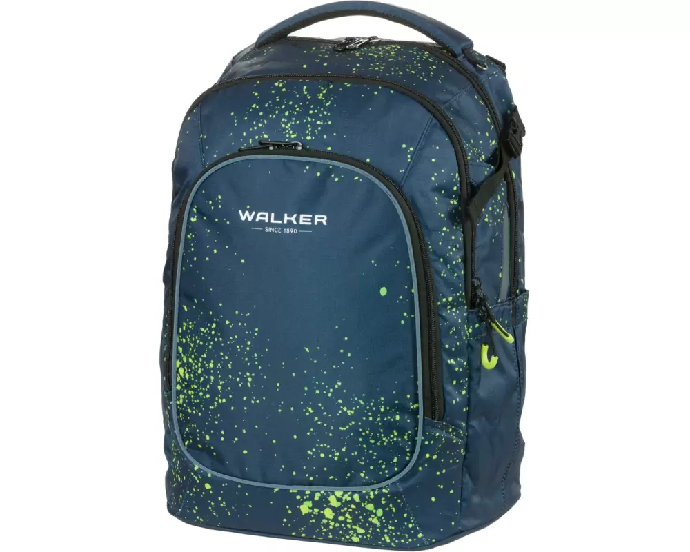 Walker Rucksack Campus Evo 2.0 30 l, Dunkelblau/Neongrün