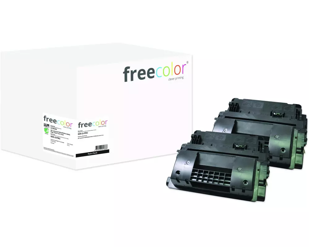 Freecolor Toner HP CC364 (2 Stück) Black