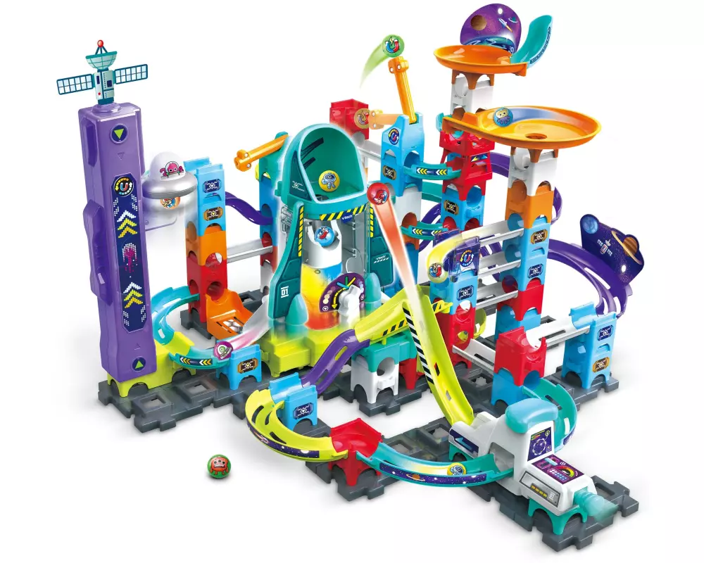 Vtech Kugelbahn Marble Rush – Space Magnetic Set XL300 E -DE-
