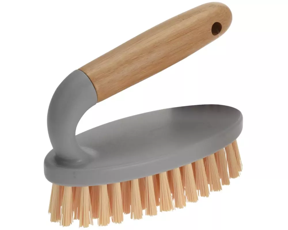 FURBER Reinigungsbürste Bambus, Grau