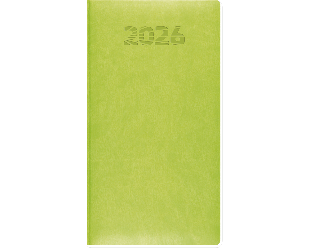 SIMPLEX Taschenagenda Simply Flex 2026 6950J3.26 1W/2S hellgrün ML 8.4x15.3cm