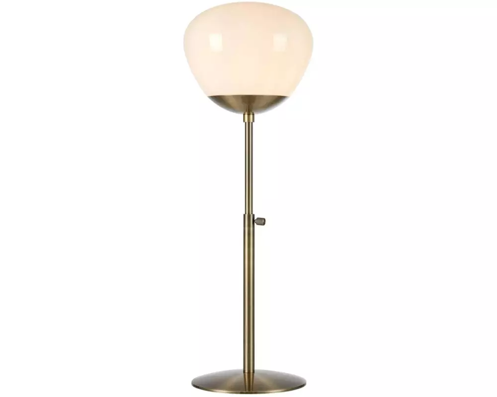 Markslöjd Tischleuchte Rise, E27, max. 40W, Antique/Weiss