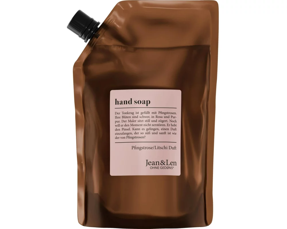 Jean & Len Flüssigseife Pfingstrose und Litchi 500 ml