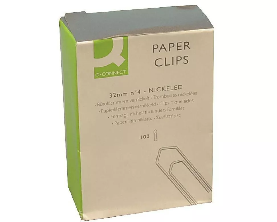 CONNECT Büroklammer Nr.4 32 mm, 100 Stück