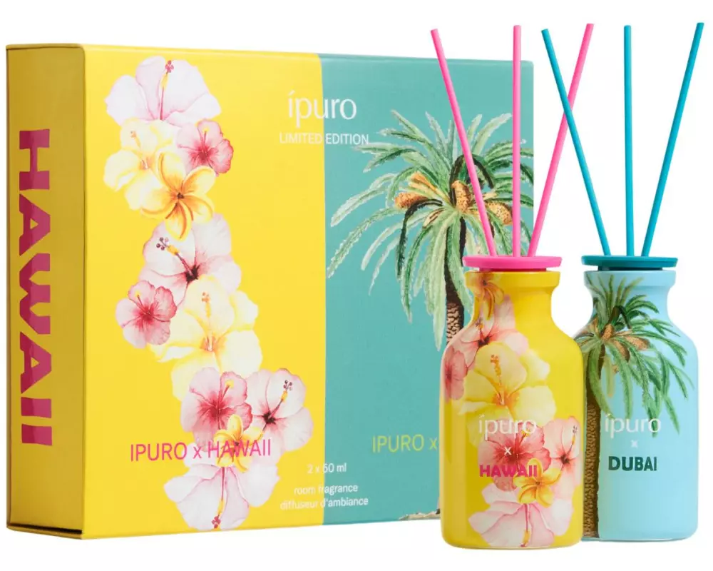 ipuro Duftstäbchen Hawaii & Dubai 2 x 50 ml