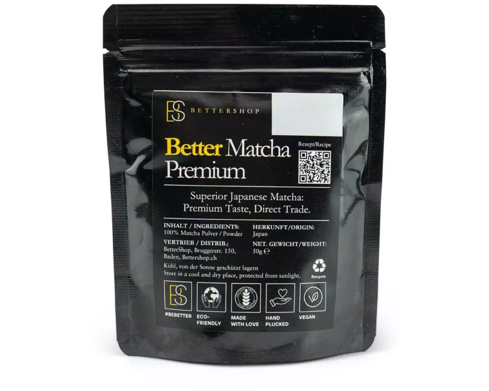 BetterMatcha Bio Matcha Premium 50 g