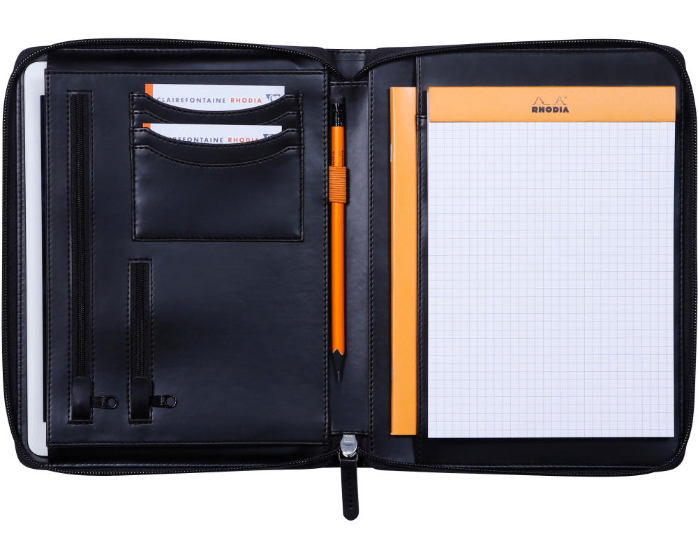 RHODIA Konferenzmappe A5 168100C schwarz