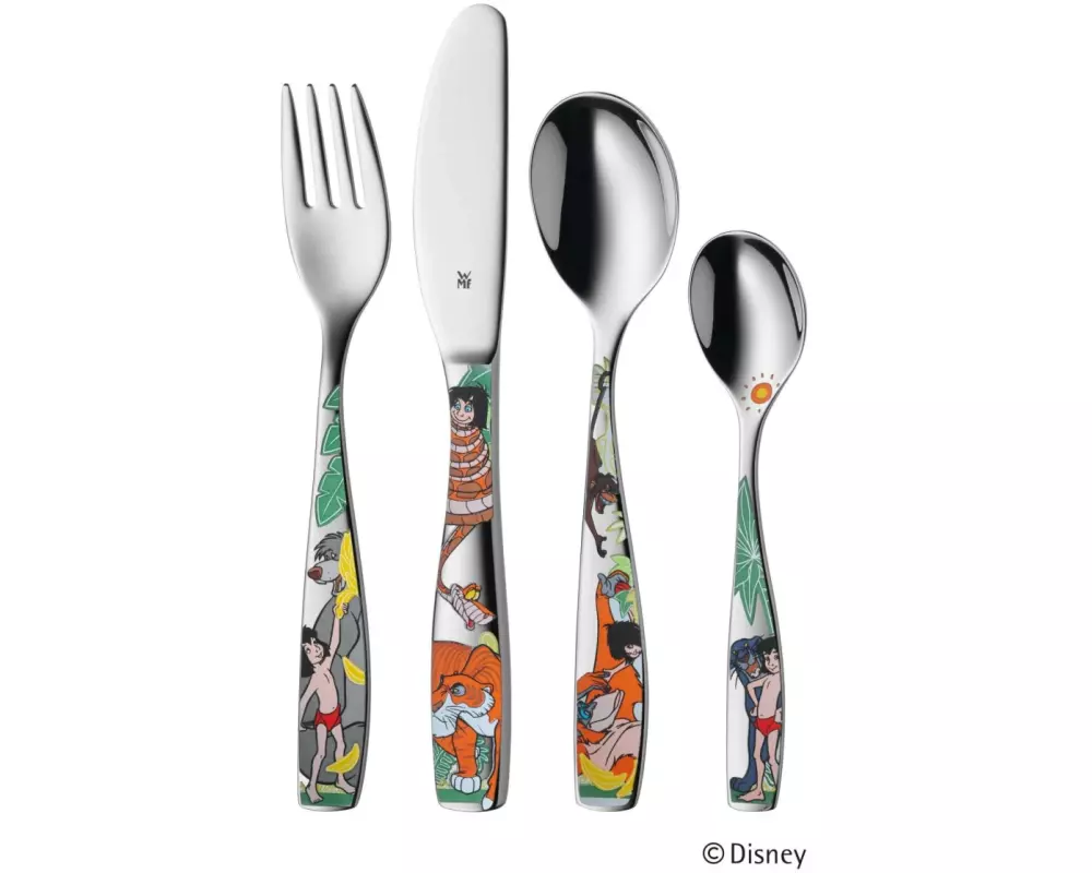 WMF Kinderbesteckset Disney Dschungelbuch 4-teilig