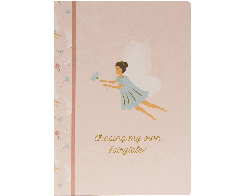 ANCOR Notizheft A5 128703 Fairies Rose, kariert 48 Blatt