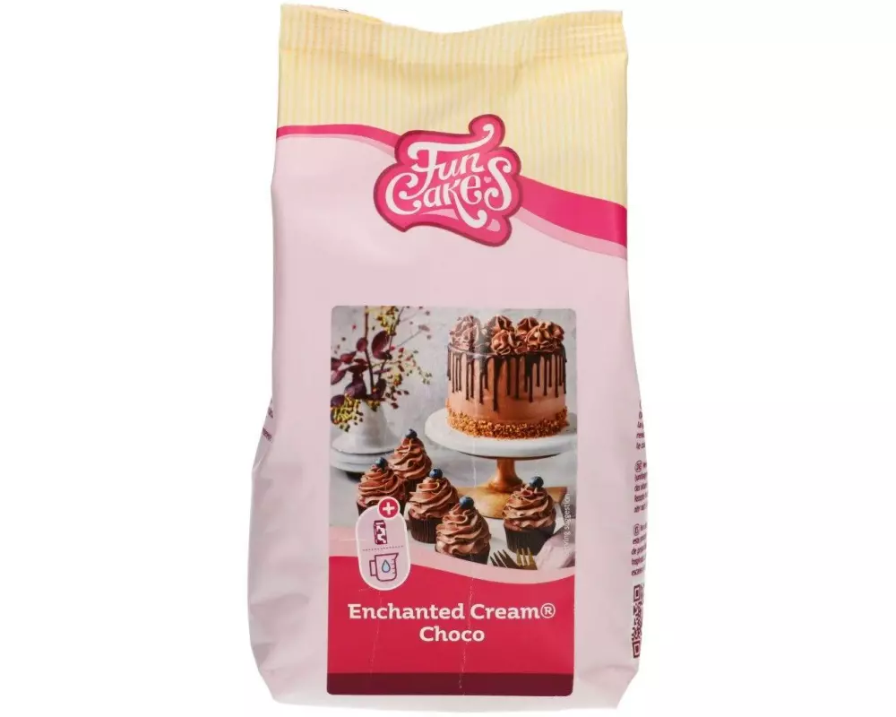 Funcakes Mix für Enchanted Cream Choco Cremepulver Schokolade 450 g