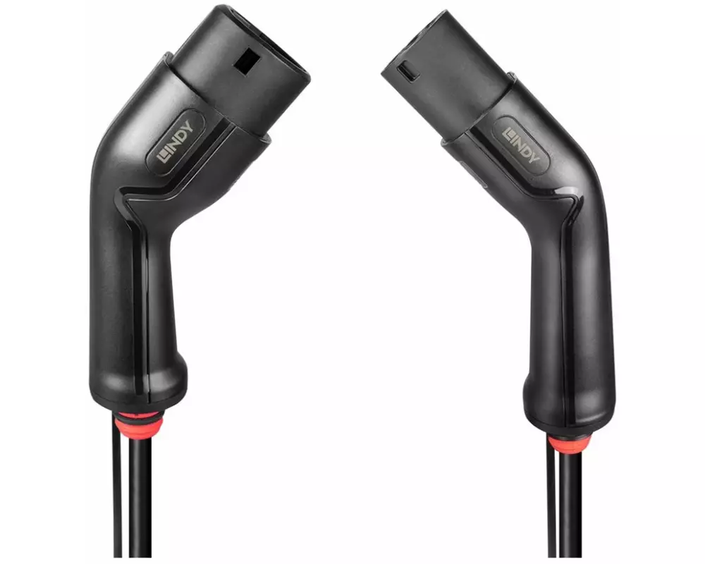 LINDY Type 2 to Type 2 Cable, 11kW, 16A, 5m