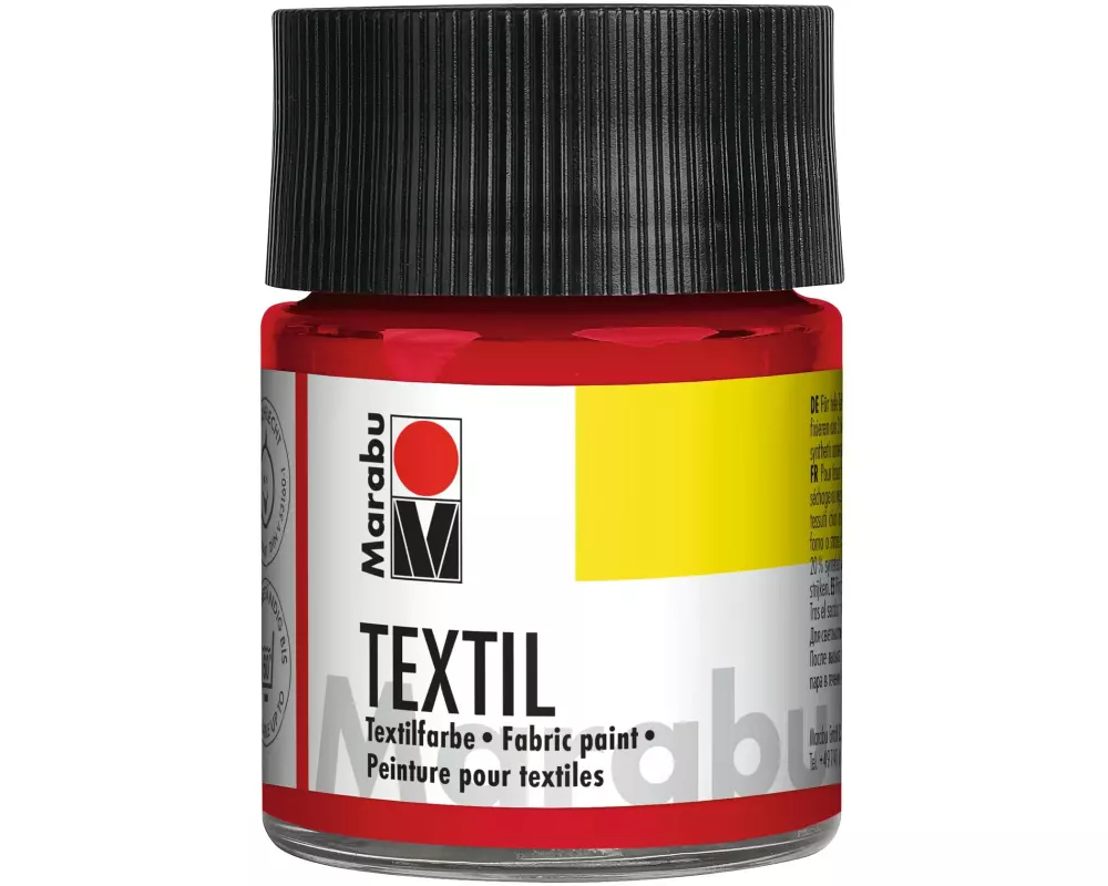 Marabu Textilfarbe 50 ml, Kirschrot