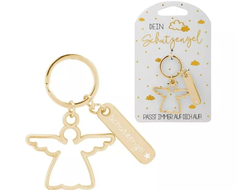 Sheepworld Schlüsselanhänger Engel Gold