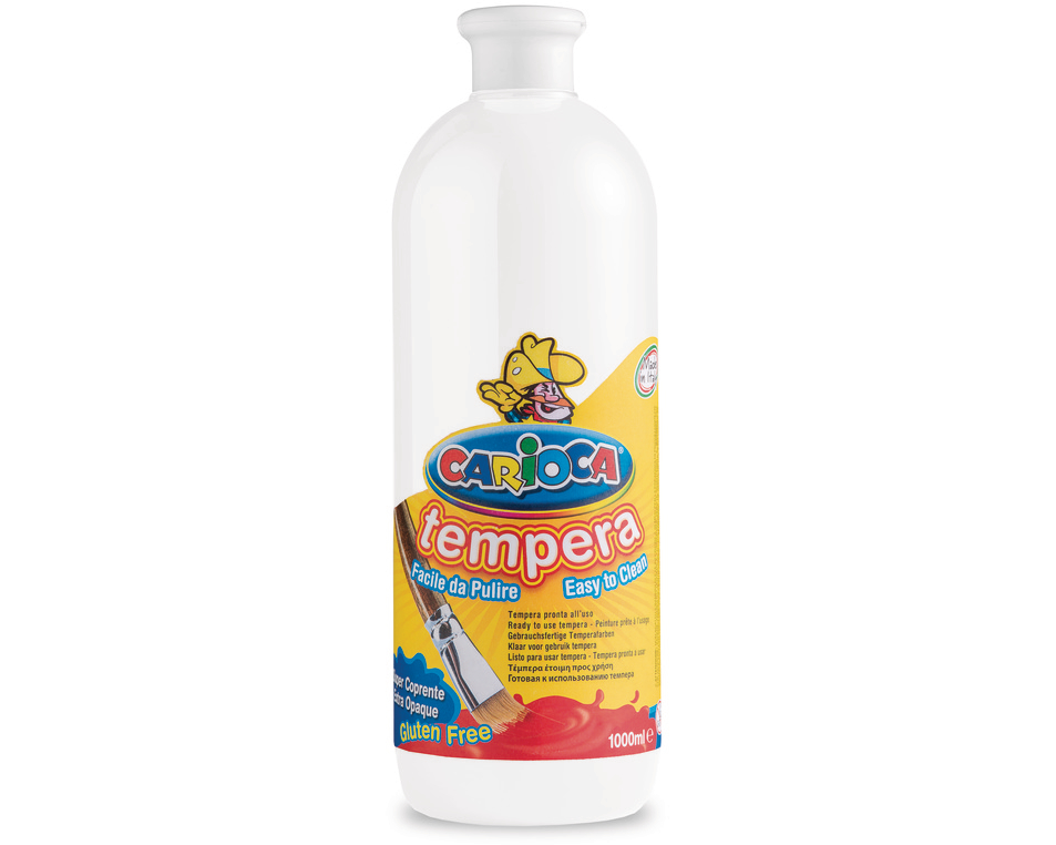 CARIOCA Temperafarben 1000ml 3383 weiss