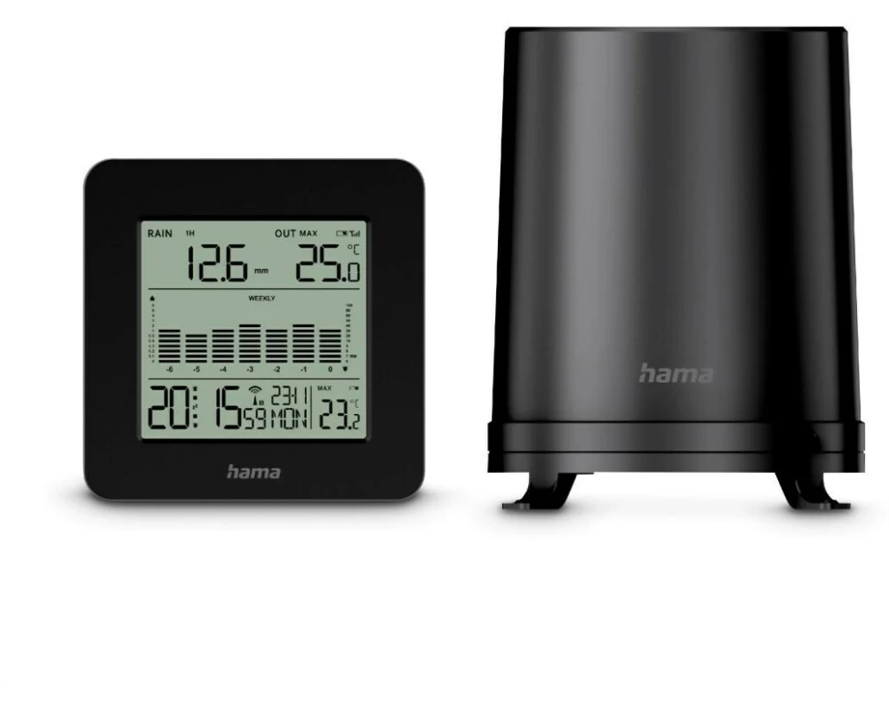 Hama Wetterstation Mykonos, Schwarz