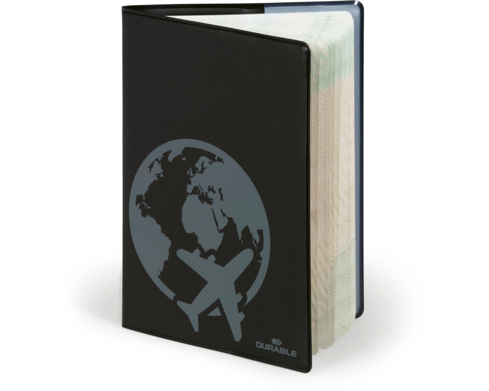 DURABLE Reisepasshülle RFID Secure 214401 schwarz 133x194mm