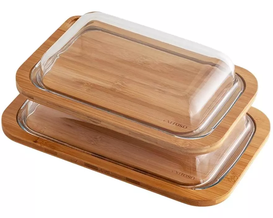 Exitoso Vorratsbehälter Vorratsdose - 2er Set 2.5 l, Weiss