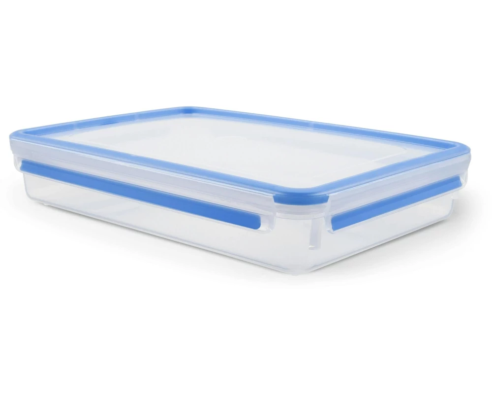 Emsa Vorratsbehälter Clip& Close 2.6 l, Blau/Transparent