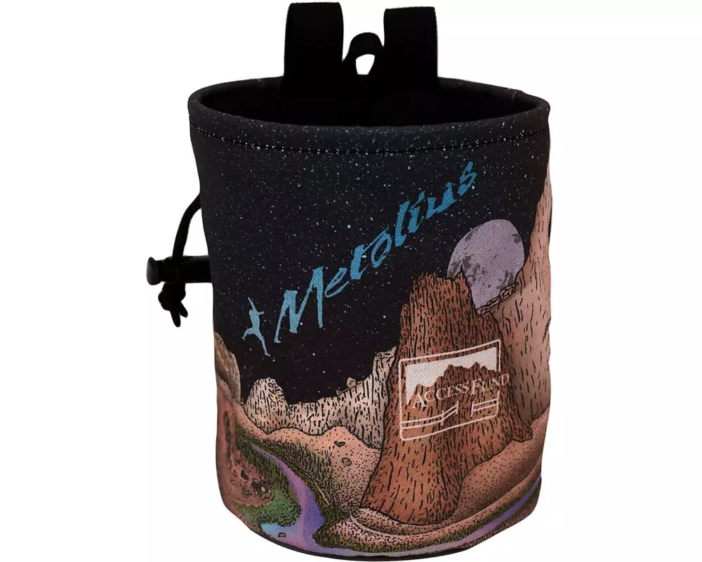 Metolius Chalk Bag Access Fund Comp Braun/Schwarz