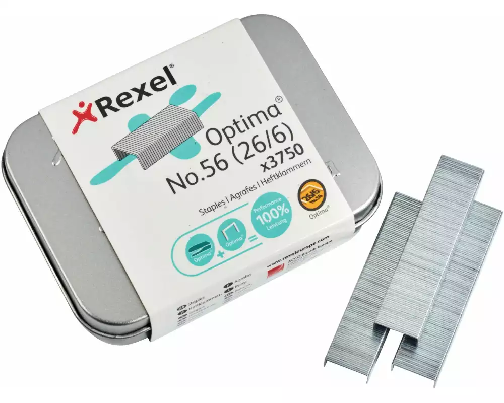 Rexel Heftklammer Optima Nr. 56, 3750 Stück