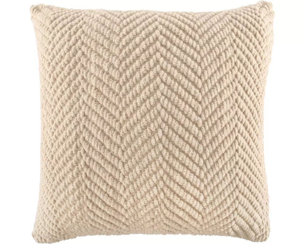 Tiseco Kissen Renee 45 x 45 cm, Elfenbein