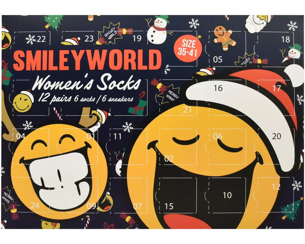 Dreams and Fantasy Adventskalender Socken Smiley World, 35-41