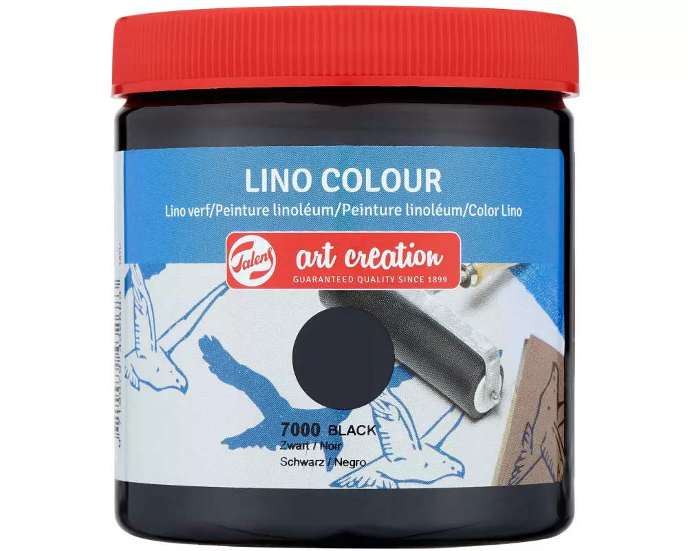 Talens Linoldruckfarbe 250 ml, Schwarz