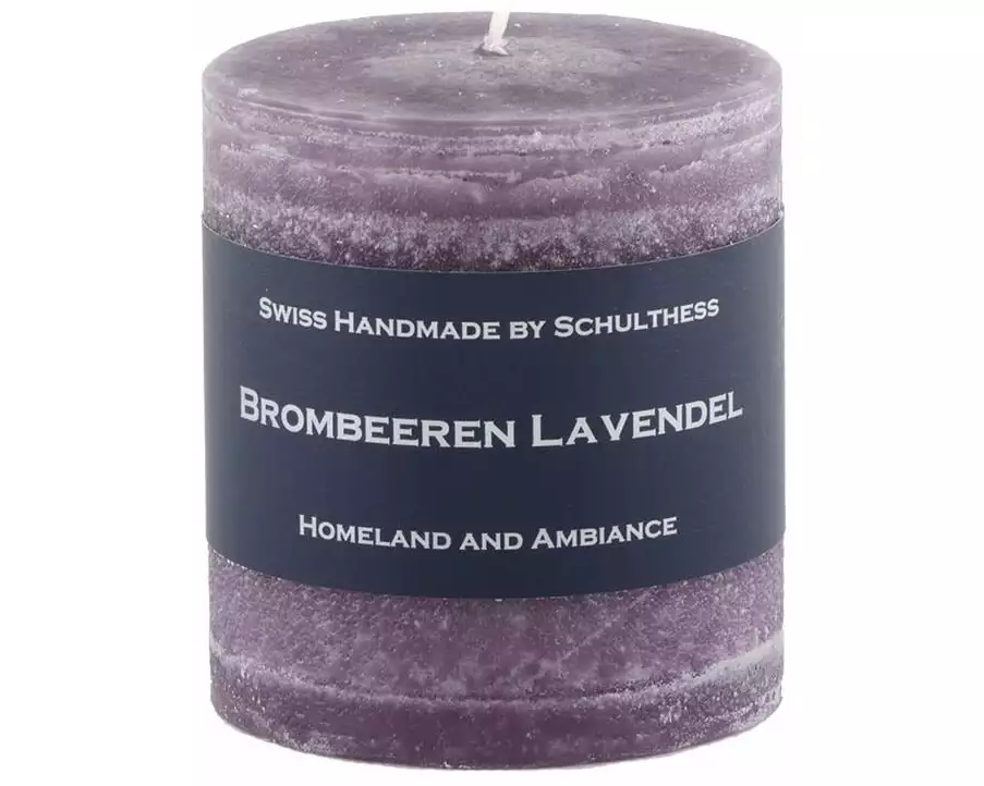 Schulthess Kerzen Duftkerze Brombeere Lavendel 8 cm