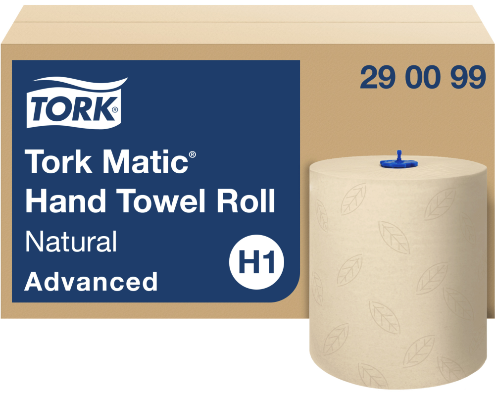 TORK Rollenhandtuch H1 290099 Matic®, natur 6 Rollen à 150m